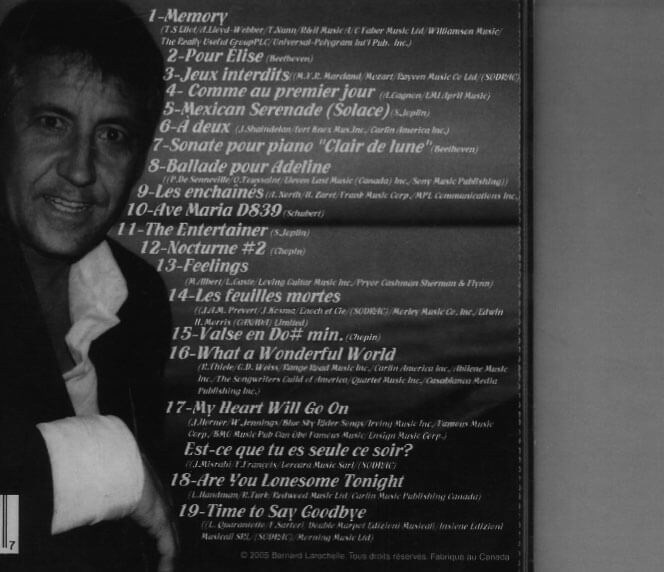 nuit blanche_mélodies au piano_bernard larochelle_back