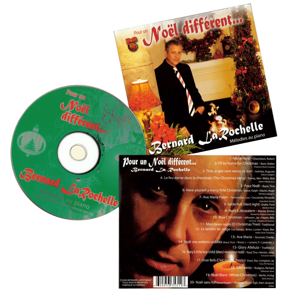 pour un noël différent_disque musique piano_bernard larochelle