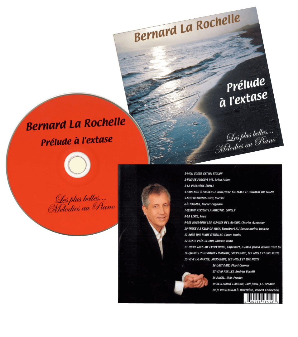 prélude à l’extase_disque musique piano_bernard larochelle
